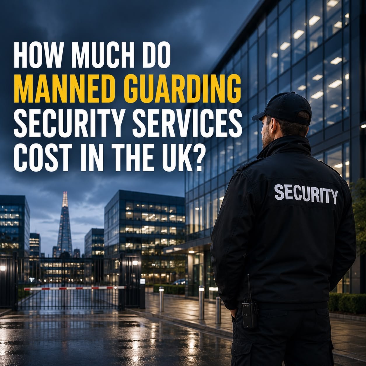 Manned Guarding Security Services Cost