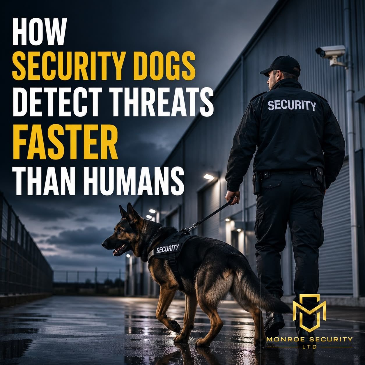 Security Dogs Detect Threats