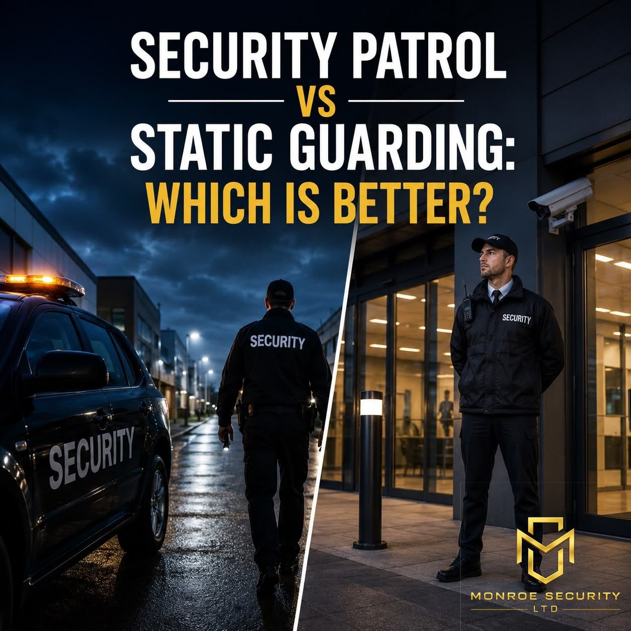 Security Patrol vs Static Guarding